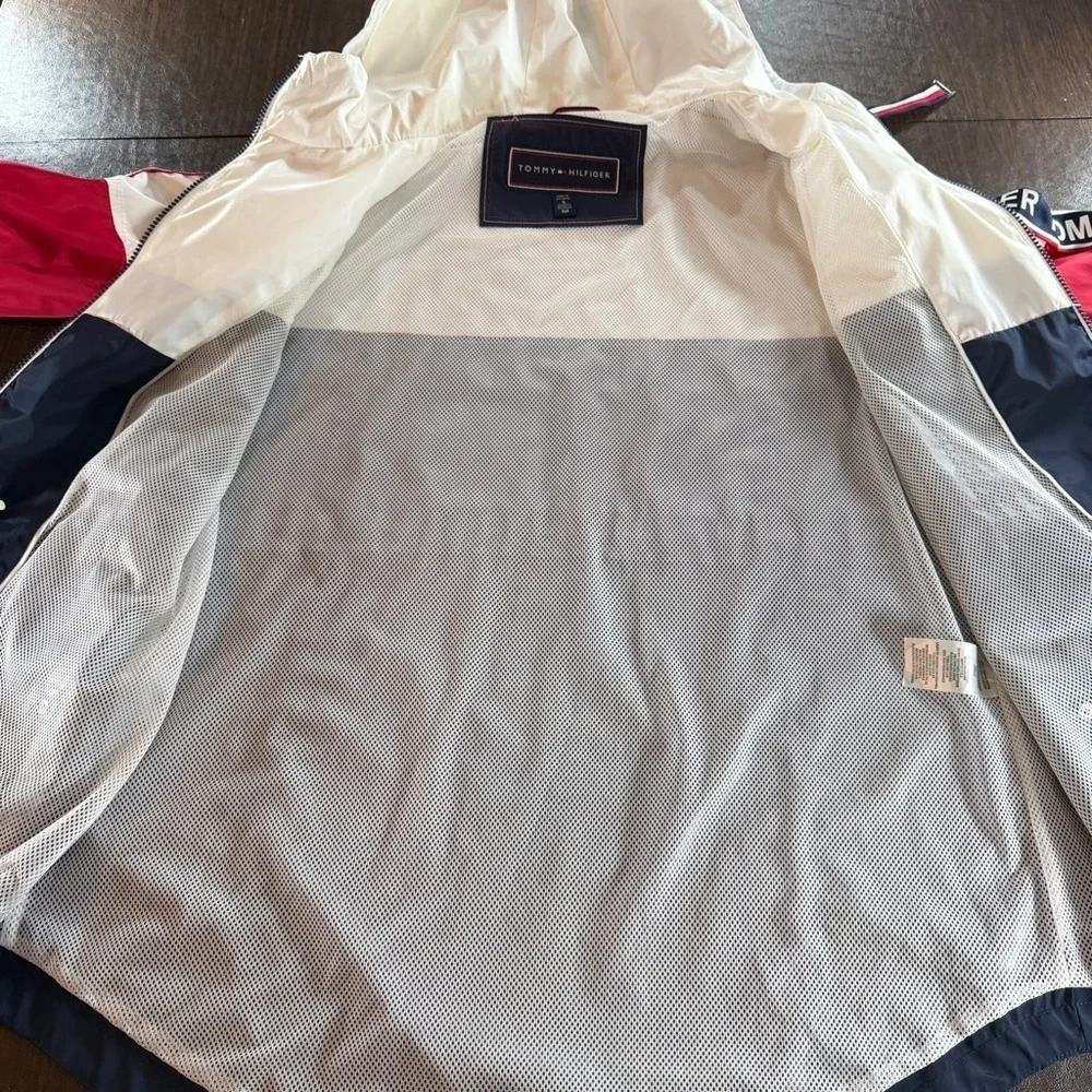 Tommy Hilfiger Windbreaker Boulder Rain Jacket Sz S Fourth of July, Memorial Day - Picture 5 of 10